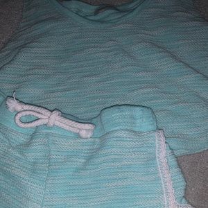 Ambiance Apparel Two Piece Crop & Short Set